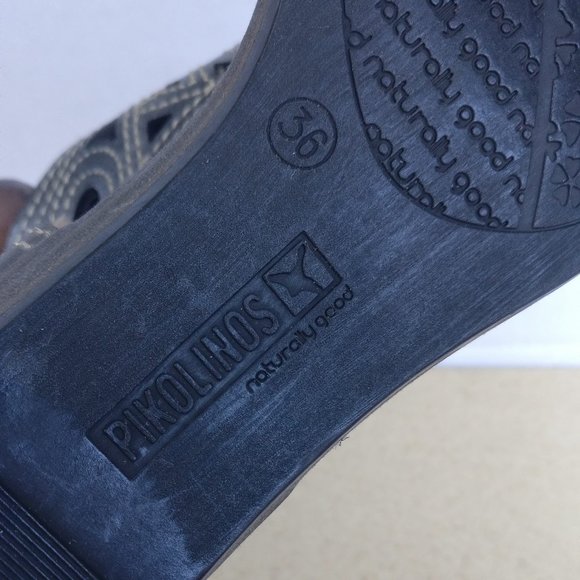 Leather Sandal Pikolinos 100% LEATHER Peasant Comfort Barefoot boho sandal 5 - Picture 6 of 15